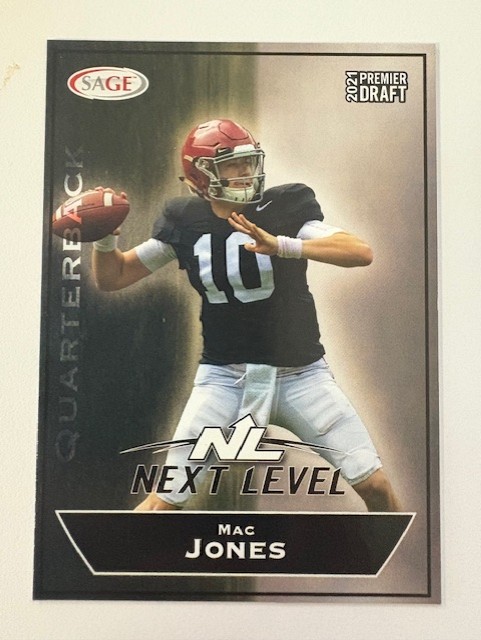  Sage Next Level Card: Mac Jones