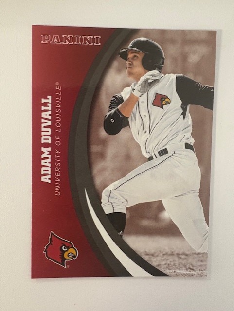 Panini University of Louisville Baseball Card- Adam Duvall 
