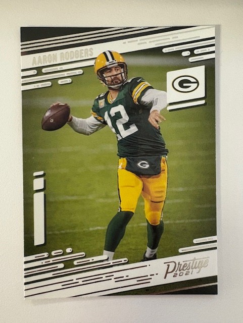 2021 Prestige Football Card- Aaron Rodgers