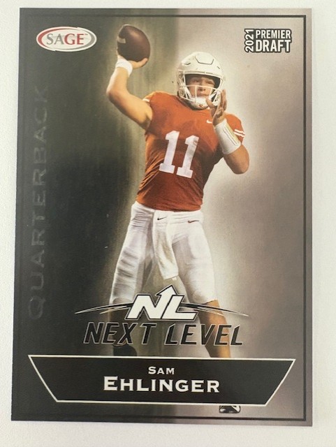 2021 Sage Next Level Card- Sam Ehlinger 