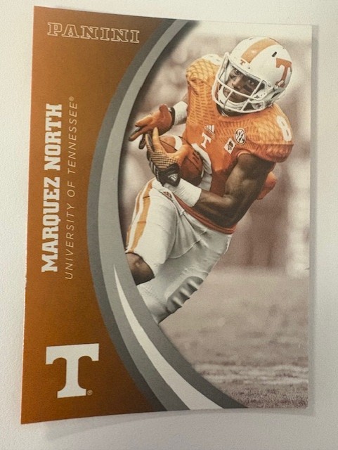 Panini University of Tennessee Card- Marquez North