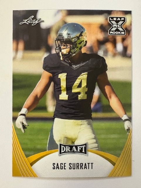  Leaf Draft Card: Sage Surratt