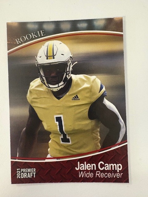2021 SAGE Football Card- Jalen Camp