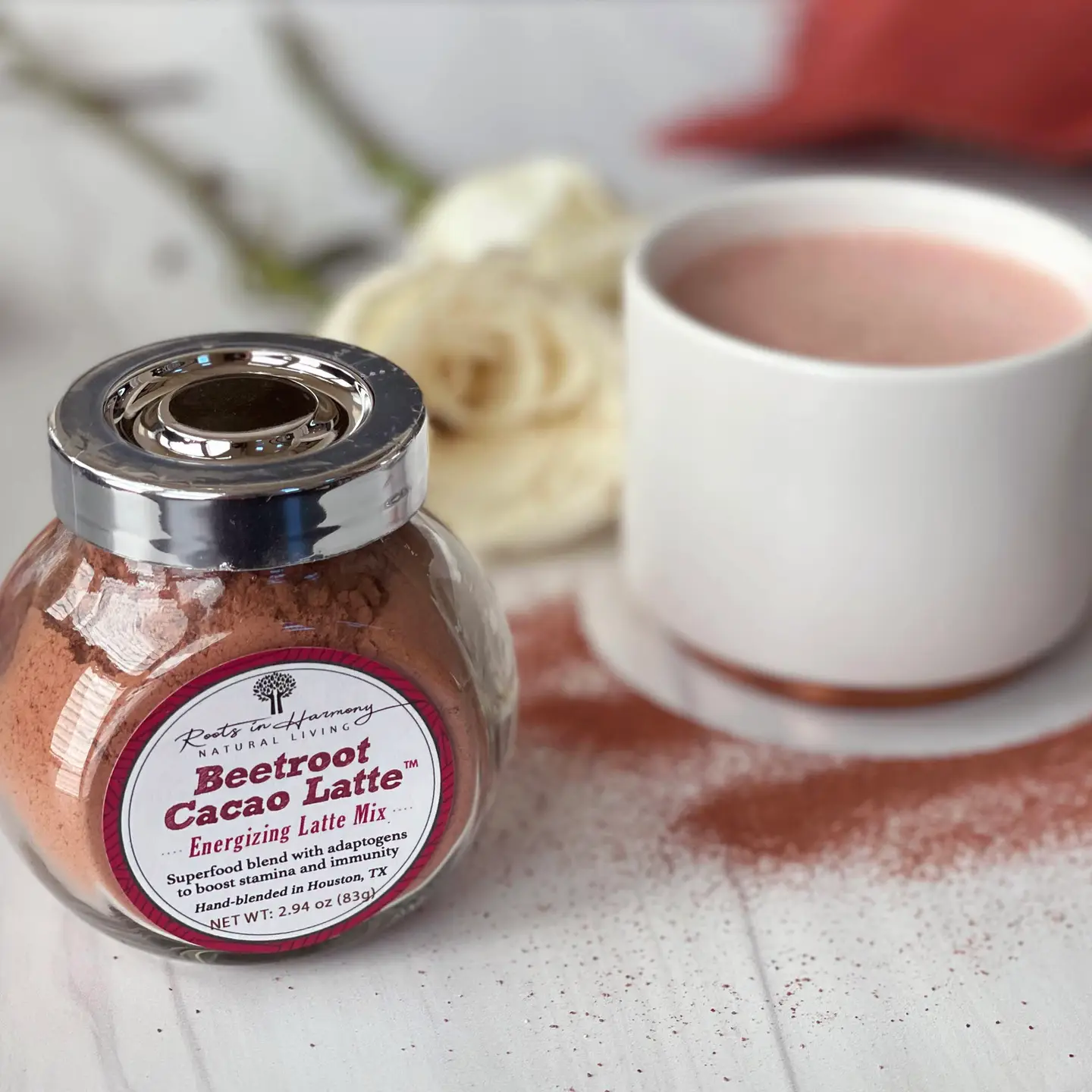 Beetroot Cacao Latte™ (2.6 oz Glass Jar)