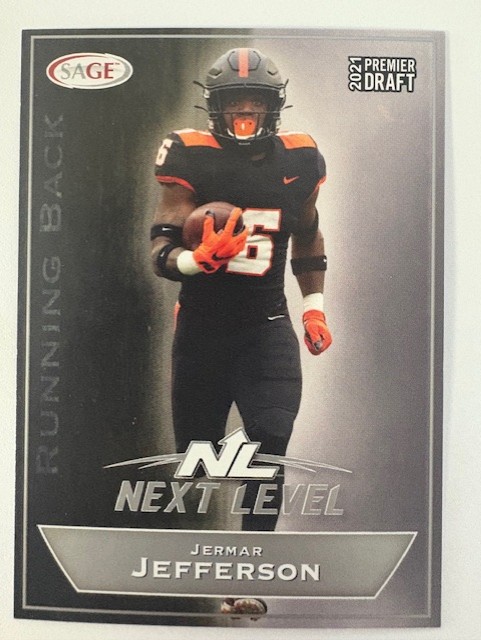 2021 Sage Next Level Card- Jermar Jefferson