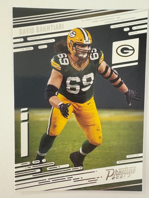 2021 Prestige Football Card- David Bakhtiari