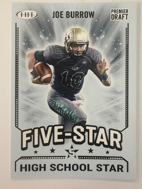 HIT Five-Star Premier Draft Card : Joe Burow #90