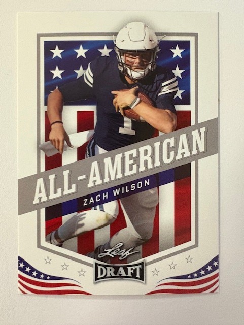  Leaf All-American Draft Card: Zach Wilson