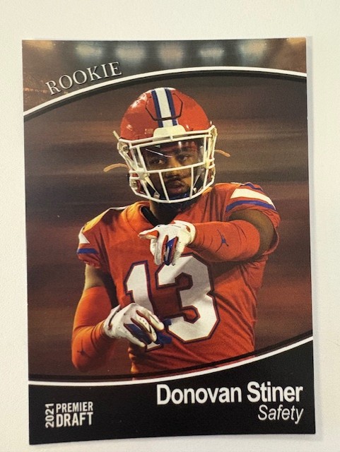 2021 Sage Football Card- Donovan Stiner