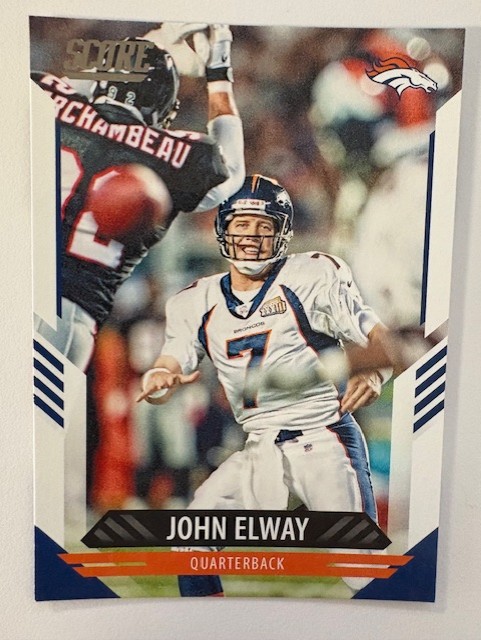 2021 Panini SCORE Football Card: John Elway