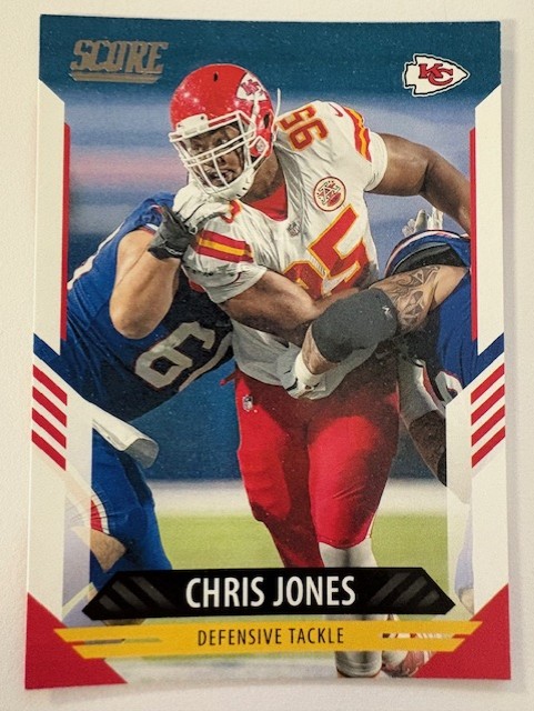  2021 Panini SCORE Football Card: Chris Jones