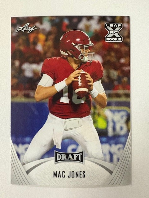 Leaf Draft Card: Mac Jones