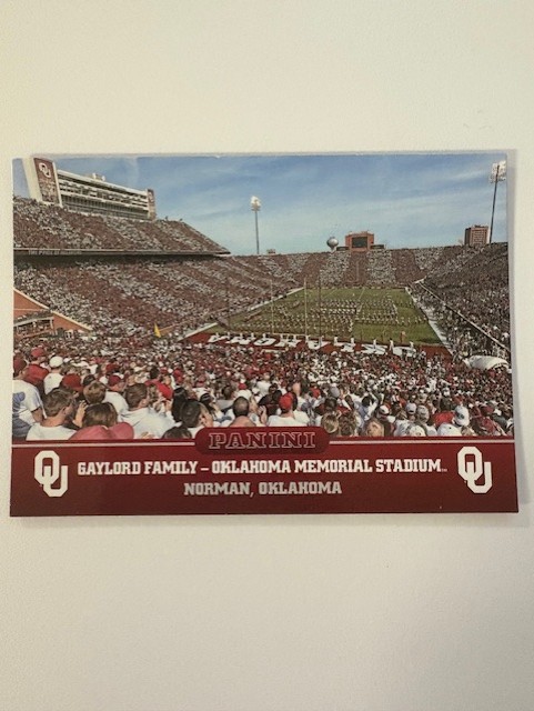 Panini Card- Gaylord Family- Oklahoma Memorial Stadium Card #4