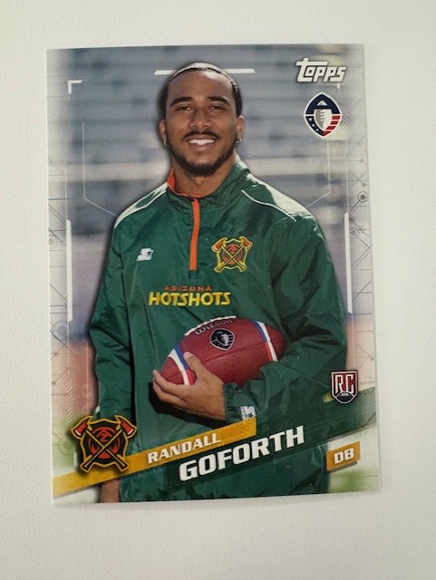 Topps Football Card- Randall Goforth #6