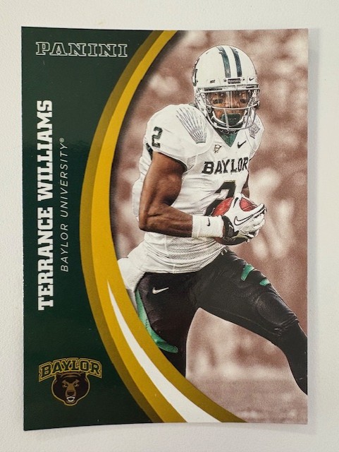  Panini Baylor Football Card- Terrance Williams