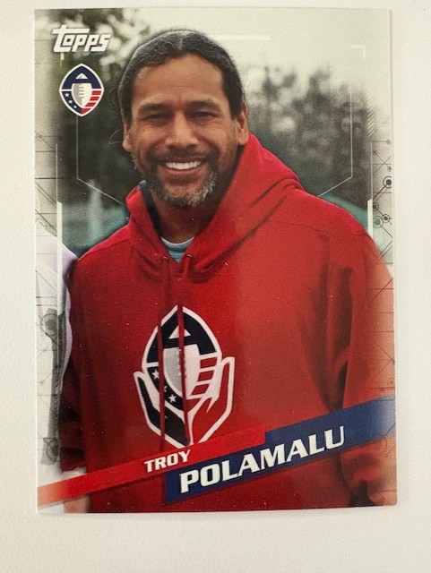 Topps Football Card- Troy Polamalu 