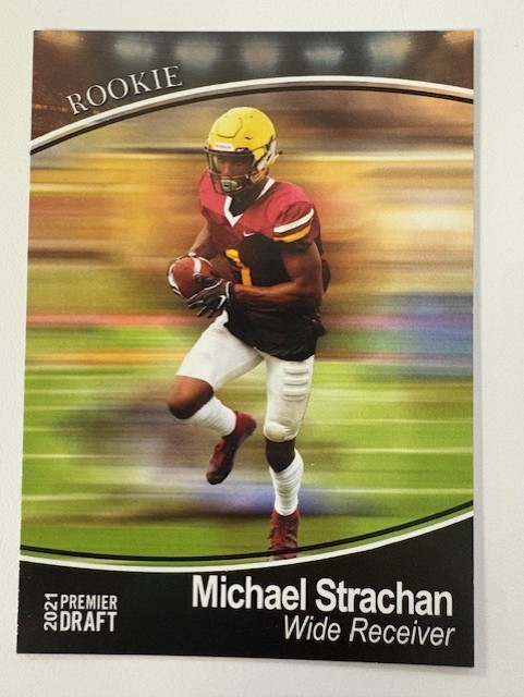  2021 Sage Football Card-Michael Strachan #7
