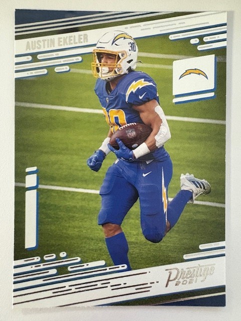 2021 Prestige Football Card- Austin Ekeler