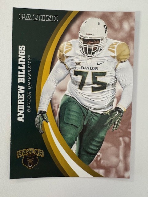 Panini Baylor Football Card- Andrew Billings