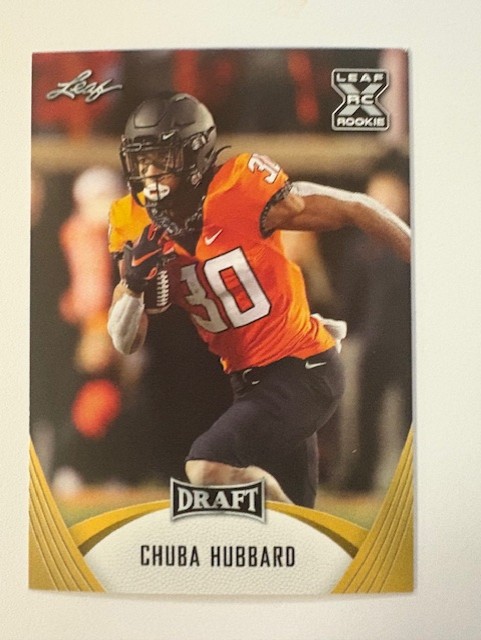 Leaf Draft Card: Chuba Hubbard 