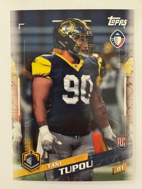 Topps Football Card- Tani Tupou