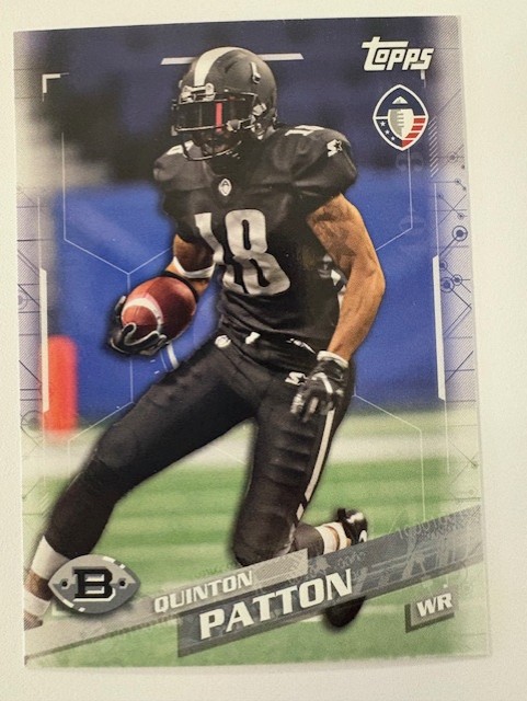 Topps Football Card- Quinton Patton