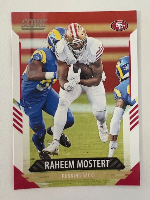  2021 Panini SCORE Football Card: Raheem Mostert