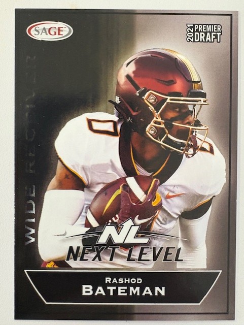 Sage Next Level Football Card: Rashoo Bateman