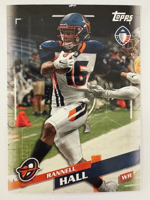 Topps Football Card- Rannell Hall