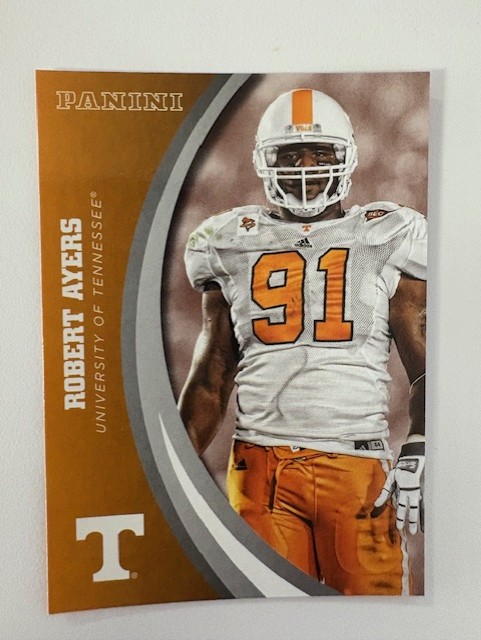  Panini University of Tennessee Card- Robert Ayers