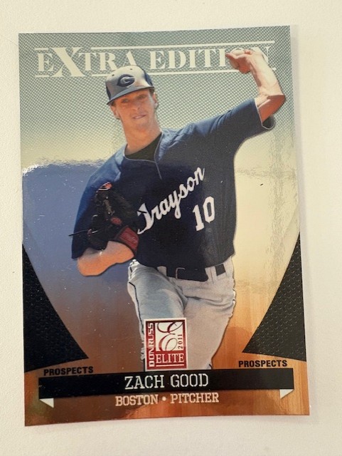 Extra Edition Baseball Card- Zach Good #24