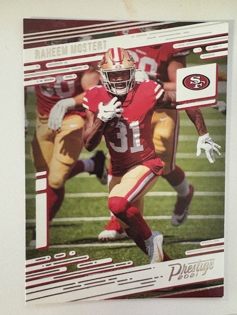  2021 Prestige Football Card- Raheem Mostert