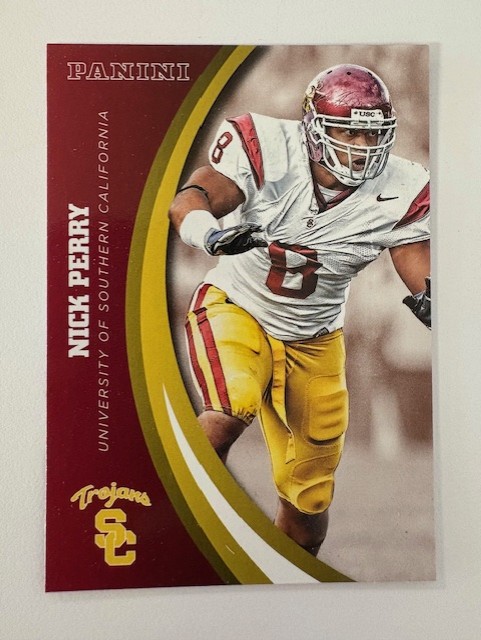 Panini University of Southern California Card- Nick Perry