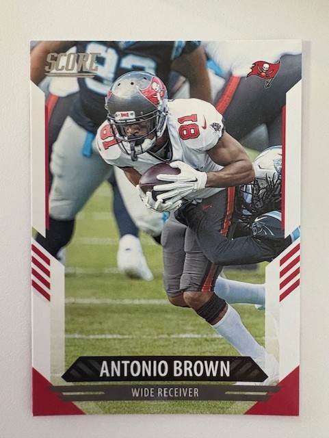  2021 Panini SCORE Football Card: Antonio Brown