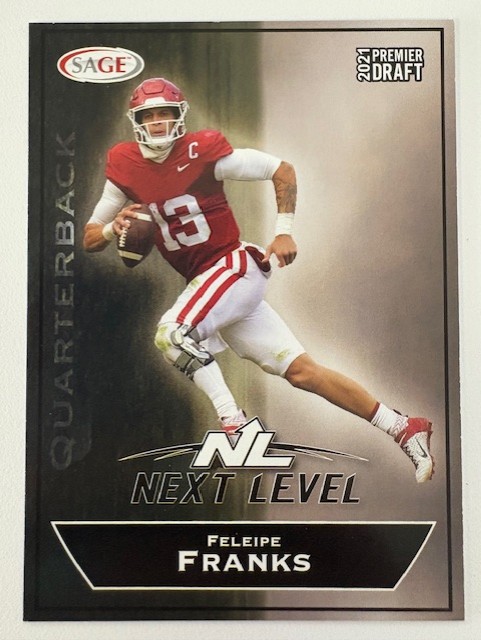 2021 Sage Football Card- Feleipe Franks