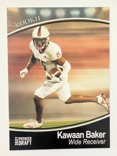 2021 Sage Football Card-Kawaan Baker