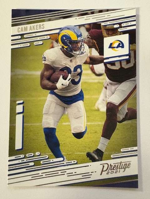 2021 Prestige Football Card- Cam Akers