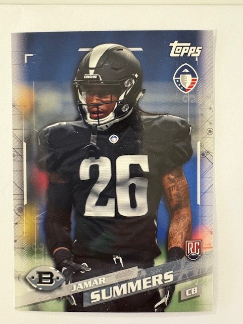 Topps Football Card- Jamar Summers