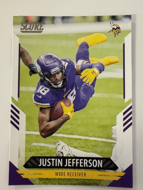 2021 Panini SCORE Football Card: Justin Jefferson