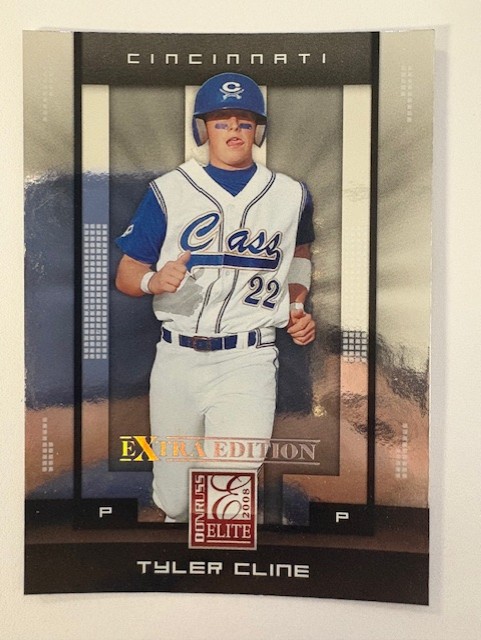 Donruss Elite Baseball Card-Tyler Cline #93