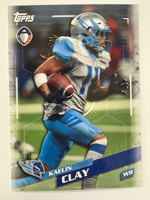 Topps Football Card- Kaelin Clay
