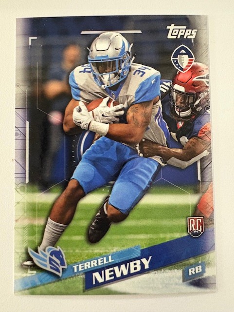 Topps Football Card- Terrell Newby