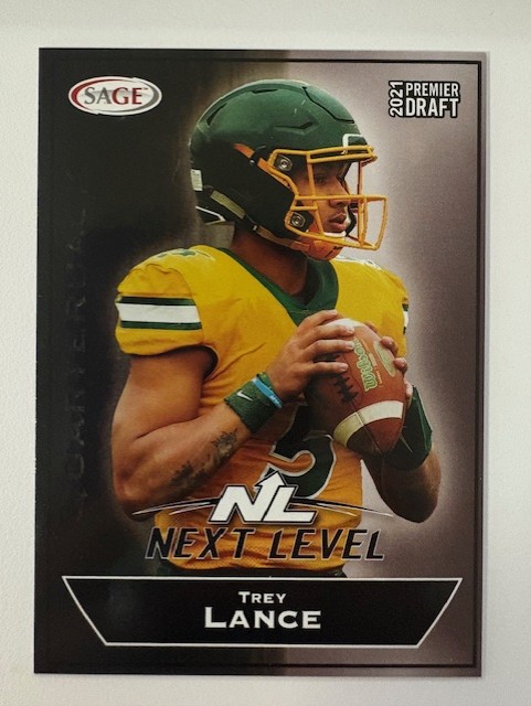 Sage Next Level Card: Trey Lance