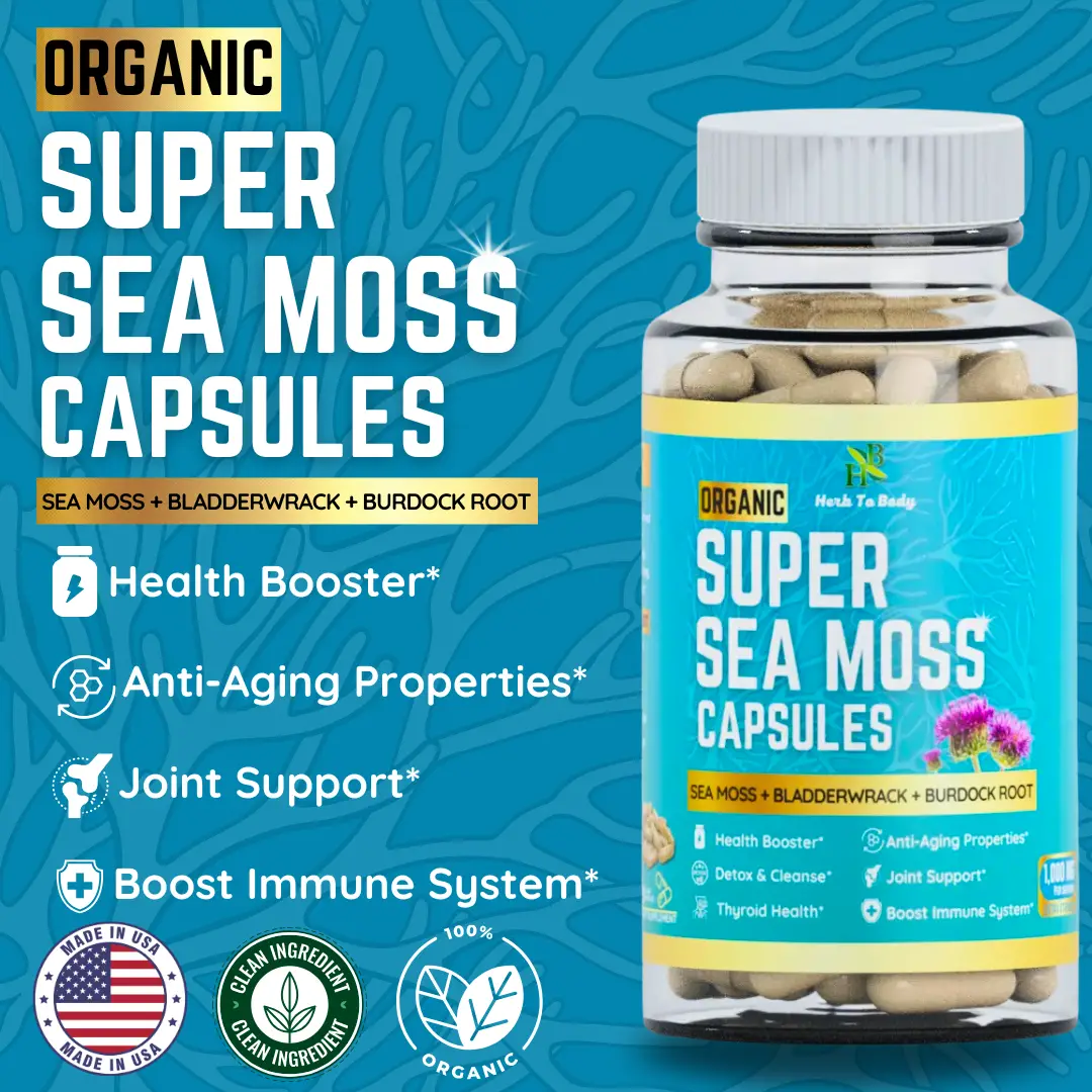 Organic Super Sea Moss Capsules