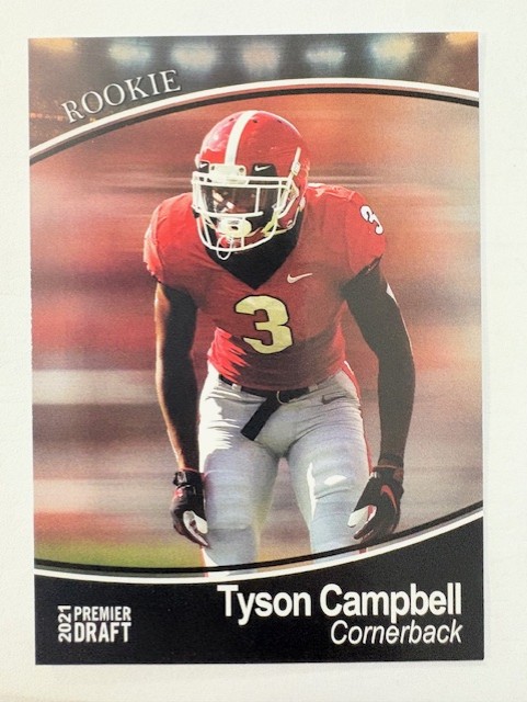 2021 Sage Football Card- Tyson Campbell
