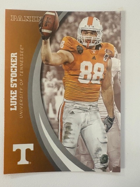  Panini University of Tennessee Card- Luke Stocker