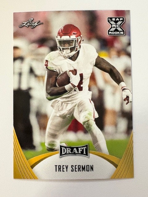 Leaf Draft Card: Trey Sermon