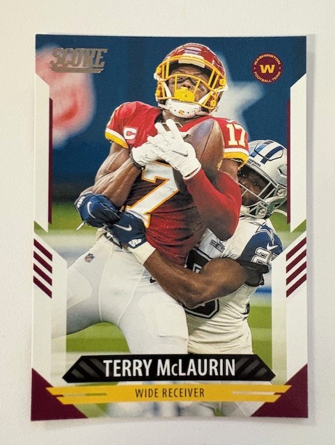  2021 Panini SCORE Football Card: Terry McLaurin 