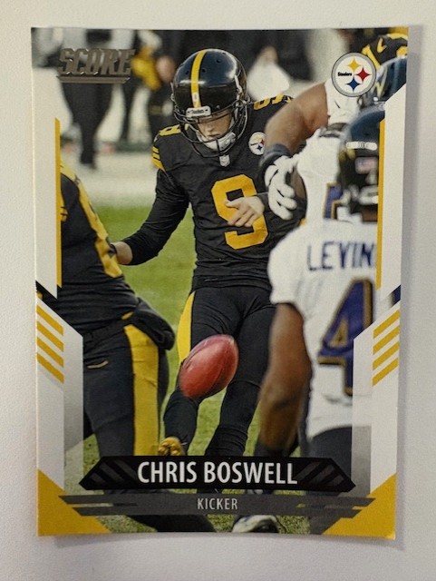  2021 Panini SCORE Football Card: Chris Boswell 