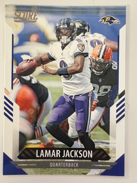  Panini SCORE Football Card: Lamar Jackson 